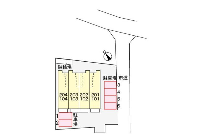 アルカンシエルの区画図