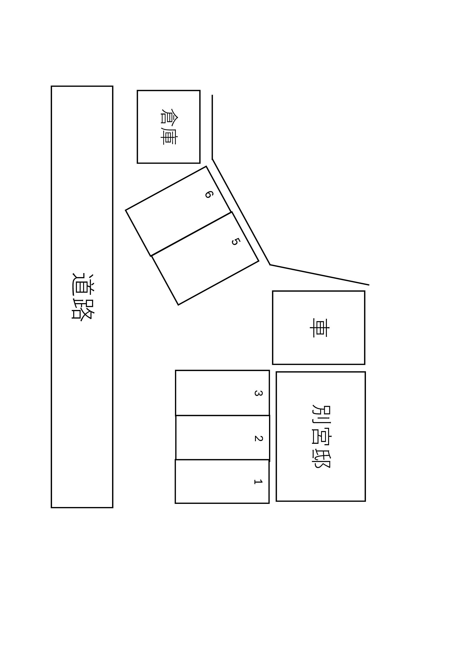 桜馬場駐車場の区画図