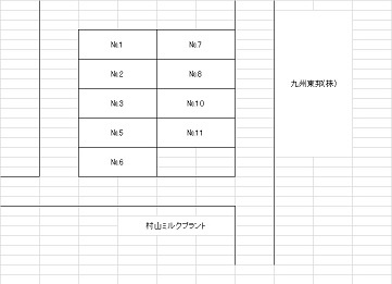 二タ子三丁目月極駐車場の間取り