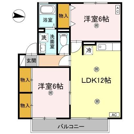 アグレーブルYの間取り
