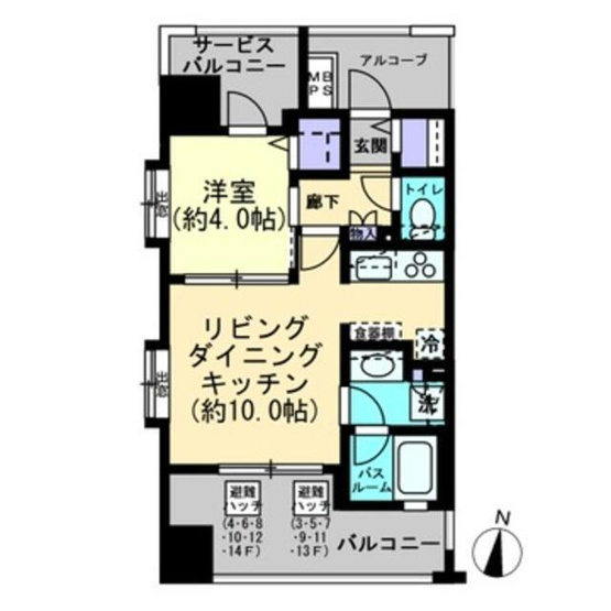 【間取り】 | グローベル　ザ・スイート中村橋駅前