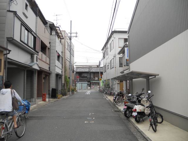 ベルリード二条の地図|前面道路