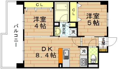 エステムプラザ京都河原町通Ⅱレジデンシャルの間取り