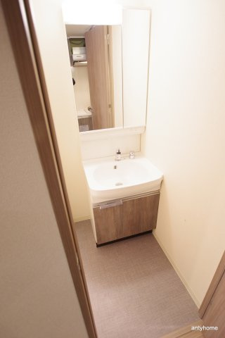 プレサンス谷町九丁目駅前　仲介手数料無料の洗面所