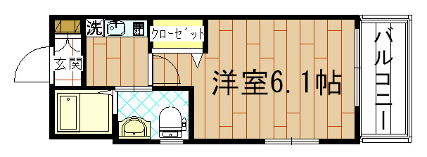 エステムプラザ京都五条大橋の間取り