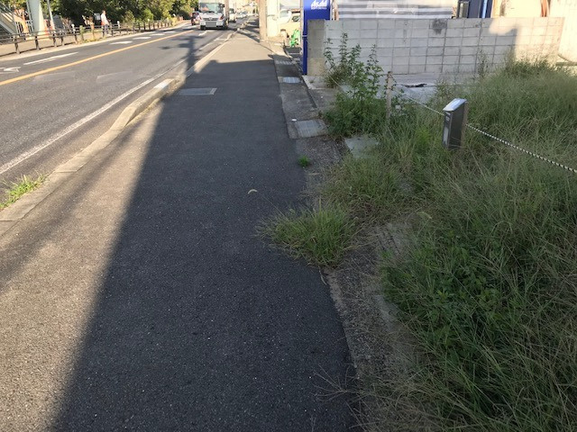 和歌山市中之島・土地・56560の前面道路含む現地写真