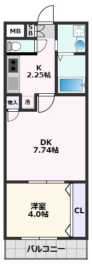 【間取り】 | パーラム豊津