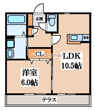 【間取り】 | ドゥ・リュエルＡ