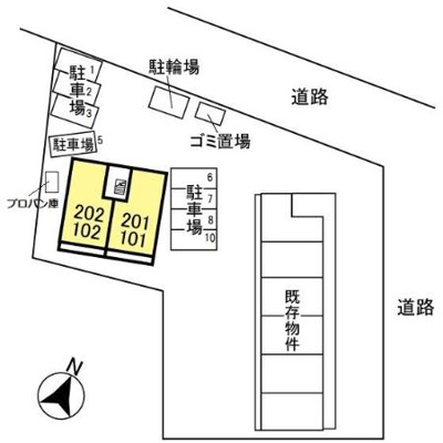 【区画図】 | エステートミライ | 間取