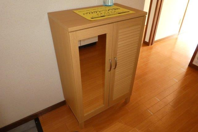アルファー二子の内装|シューズボックス