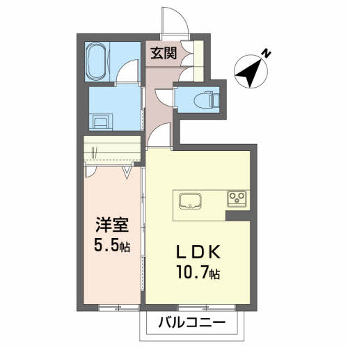 シャーメゾン梨木町の間取り