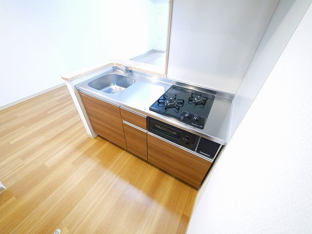 T・Kビル西大寺　NORTHのキッチン|きれいなキッチンです