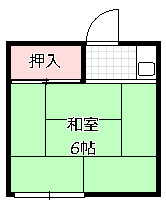 【間取り】 | みなもと荘 | コンパクトなお部屋
