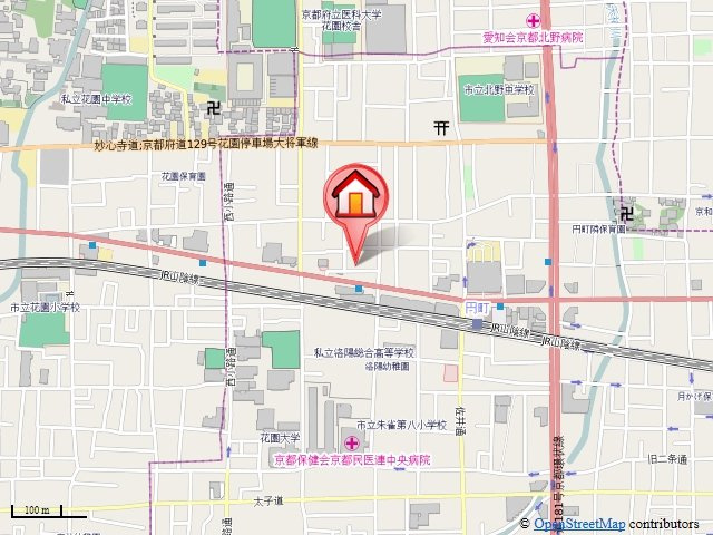 マルティ円町（旧ドーリアKYOTO円町）の地図