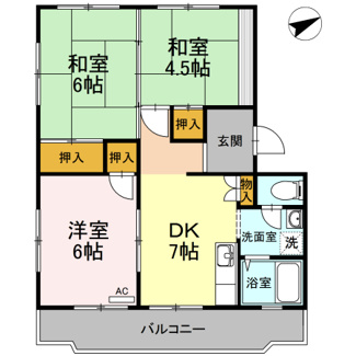 【間取り】 | 川口東マンション
