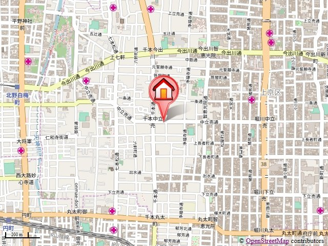 ドーリア北野東の地図