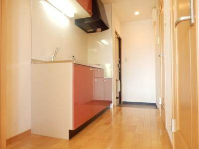 アルカス七条大宮（旧：ドーリア七条大宮）のキッチン|部屋から