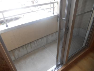 アルカス七条大宮（旧：ドーリア七条大宮）のバルコニー