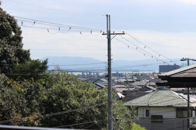 【展望】 | 大津市水明1丁目29-5　上物付売土地 | 二階から琵琶湖や大橋が見えます