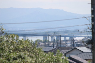 【展望】 | 二階から琵琶湖大橋の眺め