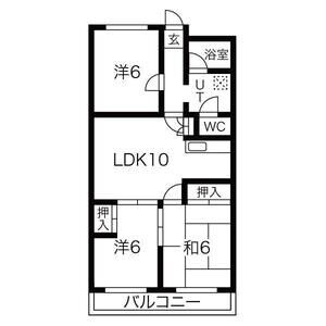 グランドール西大路の間取り