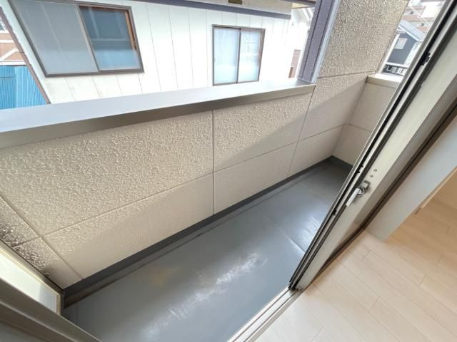 ポポラス西下台のバルコニー