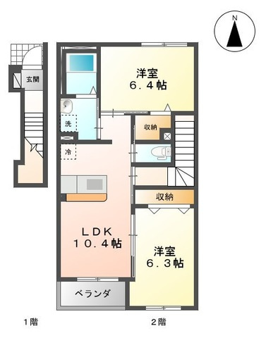 フランク．ＭⅡの間取り
