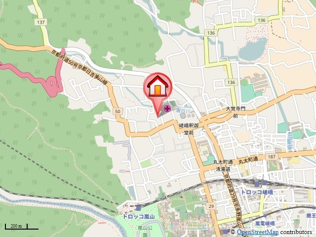 グリーンヴィレッジの地図