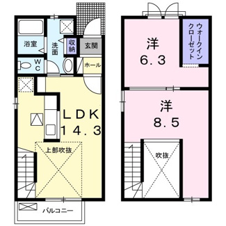 【間取り】 | リビエスタⅡ