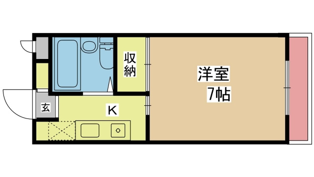 パールハイツ有岡の間取り