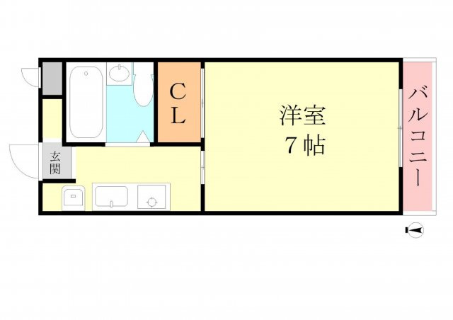 パールハイツ有岡の間取り