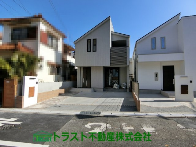 神戸市垂水区神陵台7丁目-1号地　新築戸建の外観|左側が１号地です