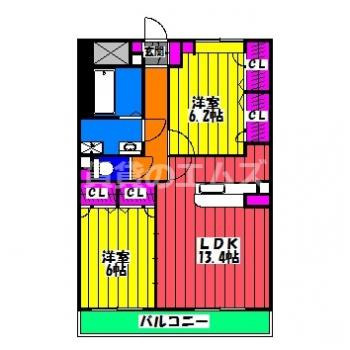 【間取り】 | ポワッソン　ルージュ | ポワッソン　ルージュの間取り
