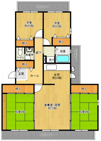 【間取り】 | 東山台ハイツ | 東山台ハイツ（グッドホーム）