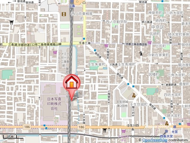 エスパシオ石田の地図