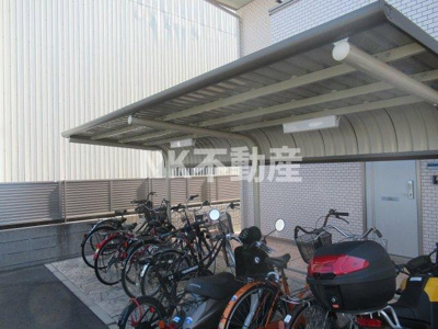 【その他共用部分】 | ケーティーハイツB棟（吉田賃貸） | 駐輪場です