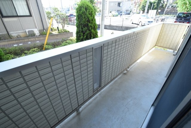 ブランシュールＢのバルコニー|バルコニーも広いです