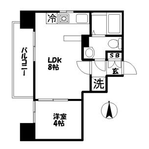 【間取り】 | ヴィストリア立売堀