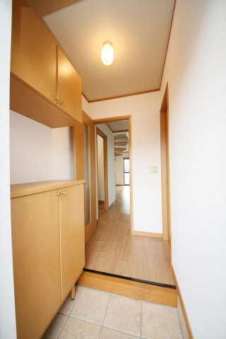 サニーヒル平山Bの玄関