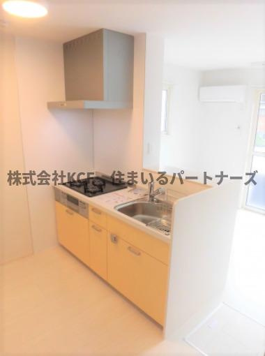 sakuraⅢのキッチン|お料理しやすいキッチンです