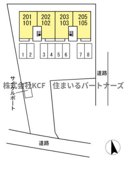 sakuraⅢの区画図