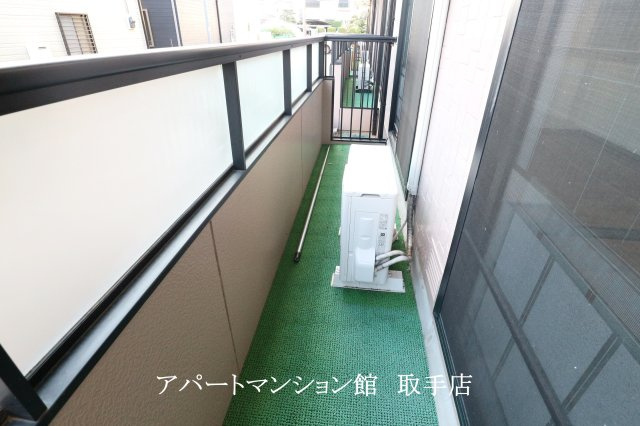 ボンシャンス一番館のバルコニー