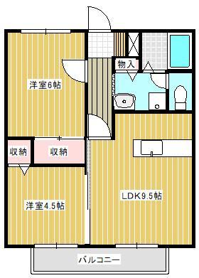 ボンシャンス一番館の間取り