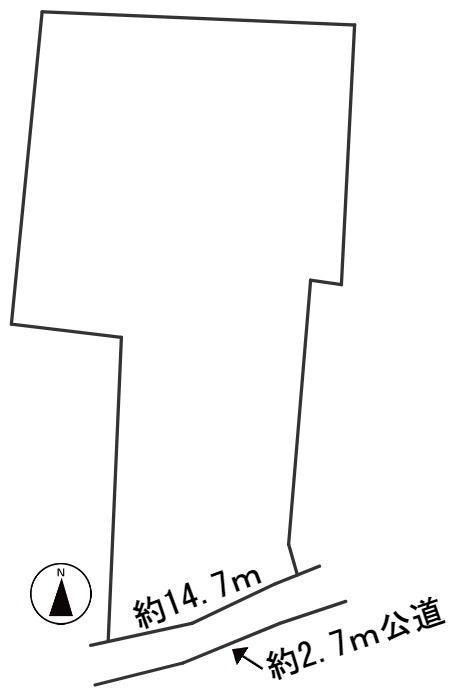 ５３８０２　羽島市正木町上大浦土地の区画図