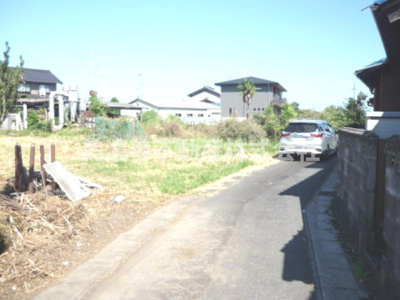 ５３８０２　羽島市正木町上大浦土地の前面道路含む現地写真