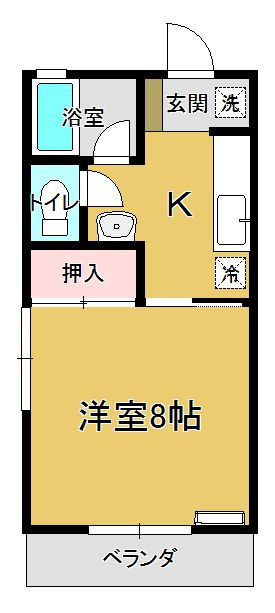 コーポスズランの間取り