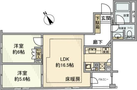 プラウドジェム市ヶ谷の間取り|プラウドジェム市ヶ谷