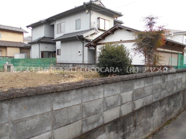 荊沢　売地　上物ありの外観|北西側より撮影