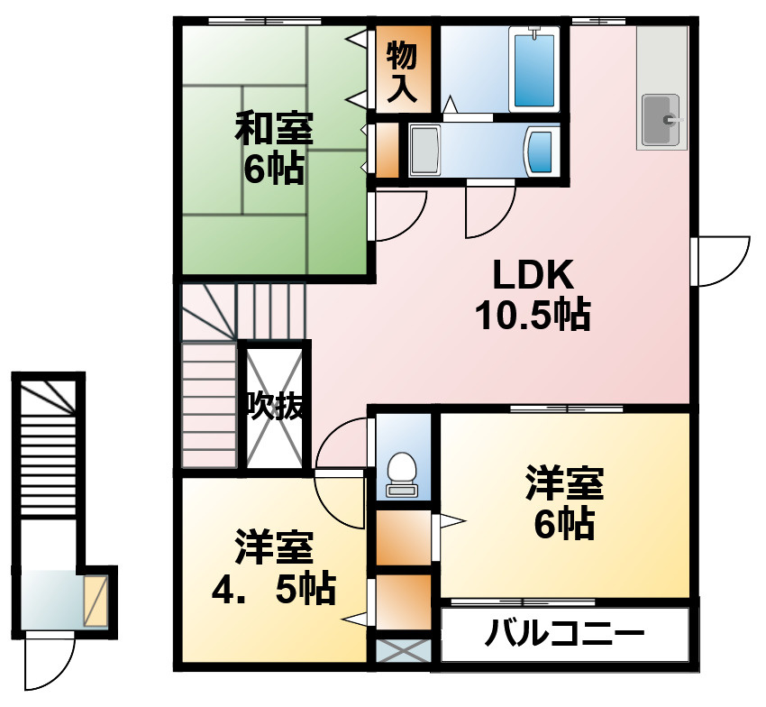 サンクレストⅡの間取り