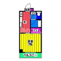 【間取り】 | コーポ金鈴の間取り